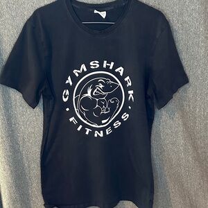 Gymshark Black Short Sleeve Athletic Fit Fitness Tee